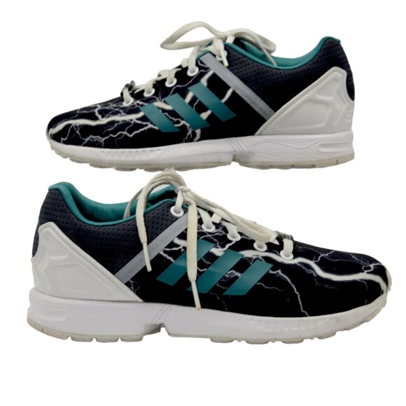 Adidas Originals Torsion ZX Flux Lightning Shoes Sneakers Men's Sz 6.5 Athletic - Picture 1 of 9